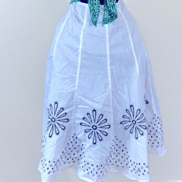 VINTAGE ALLISON TAYLOR EMBROIDERY WOMAN SKIRT SIZE 4 - Picture 1 of 12